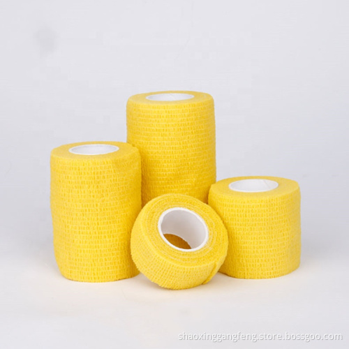 Customized non-woven self adhesive cohesive elastic bandage